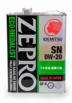 IDEMITSU Масло моторное синтетическое ZEPRO ECO MEDAIST 0W20 SP 1л